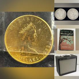 MaxSold Auction: This online auction features coins, humidor, guitar amps, vintage photos, MCM serving ware, and much more!