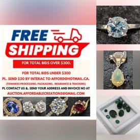 MaxSold Auction: This online auction includes jewelry such as 10k gold and diamond rings, blue topaz pendant, sterling silver earrings, amethyst earrings, sterling silver bangles, sterling silver pendants, peridot earrings, pearl earrings and more!