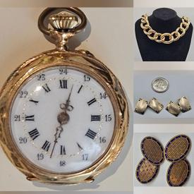 MaxSold Auction: This online auction includes Birks sterling spoons, wall art, oriental brass opener, china figurines, jewelry, accessories, clam shell dish, watch maker stock crystals, miniatures, vintage clips, silver spoons, sugar tongs and much more!
