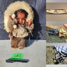 MaxSold Auction: This online auction features kayak, vintage Tonka toys, poultry supplies, lawnmowers, pet products, garden pots & supplies, electric winches, hand tools, hardware, DVDs, vintage dolls, beading supplies, fishing rods, and much, much, more!!