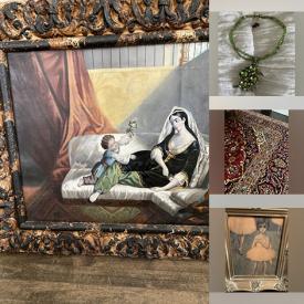 MaxSold Auction: This online auction features ladies' clothing & outwear, Persian area rug & runner, vintage jewelry, exercise equipment, NIB chandelier, and much more!!