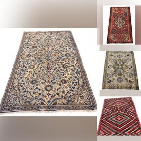 MaxSold Auction: This online auction features Tabiz, Hamedan, Kashan, Zanjan, Nahavand Tribal, Gabeh, Ardabil, Shiraz Persian rugs & runners.