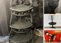 MaxSold Auction: This online auction features accent tables, fabric, planters, clothing, mugs, vinyl records, toys, wall decor, children’s books, and much, much, more!!!