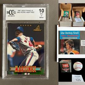 MaxSold Auction: This online auction includes sealed, autographed and graded trading cards such as Topps, Upper Deck, Fleer, OPC, Score, Parkhurst, and Donruss, Montreal Expos memorabilia, signed photos, vintage sports books, and more!