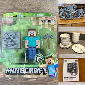 MaxSold Auction: This online auction includes new items such as footwear, home decor, mirrors, small home appliances, light fixtures, DVDs, children’s toys and more!