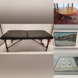 MaxSold Auction: This online auction includes furniture such as an oak coffee table, vintage loveseat, massage table and others, Stangl dinnerware, Mikasa and other china, wall art, lamps, rugs, crystalware, figurines, vintage magnavox Odyssey console, toys, vintage camera, seasonal decor, saxophone, sheet music and more!