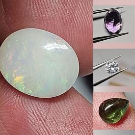 MaxSold Auction: This online auction features gemstone bracelets and loose gemstones such as aquamarine, sapphires, opals, amethyst, garnets, moissanite, apatite, jaspers, moonstone, obsidian, quartz, and much, much, more!!