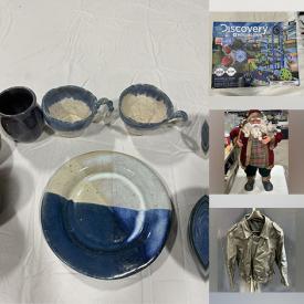 MaxSold Auction: This online auction features vintage crystal dinnerware, vintage glassware, BMP, small kitchen appliances, beach chairs, pet products, security light, vintage dolls, toys, vintage snow globes, leather jackets, men’s & women’s shoes, and much, much, more!!