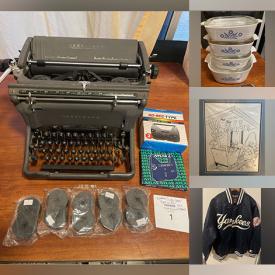 MaxSold Auction: This online auction features vintage vinyl records, printer, board games, sports trading cards, Pop Culture action figures, Blue Jays collectibles, vintage cameras, craft supplies, vintage magazines, vintage Pyrex, outerwear, and much, much, more!!