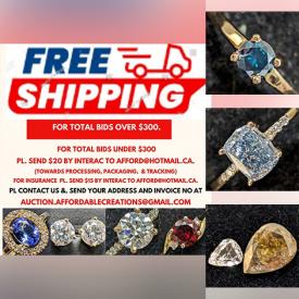 MaxSold Auction: This online auction features gold/gemstone jewelry, silver jewelry, loose gemstones, Pandora-style bracelet & beads, silver/turquoise jewelry, freeform pearl jewelry, sterling silver jewelry, and much, much, more!!
