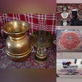 MaxSold Auction: This online auction includes Persian rug, handbags, holiday decor, vintage chairs, kitchenware, glassware, vintage artwork, oak desk, stereo receivers, Kenwood turntable, speakers, and more!