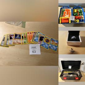 MaxSold Auction: This online auction features Pokemon cards, printers, toys, European dolls, fitness gear, pet products, men’s, women’s & kid\'s clothes, Yu-Gi-Oh cards, sports trading cards, skis, video games, skateboard, DVDs, jewelry, area rug, and much, much, more!!