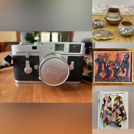 MaxSold Auction: This online auction includes vinyl records, china, Fostoria crystalware, crystal ball, vintage poker chip holder, clarinet, clothing, jewelry, accessories, Asian tableware, Victorian mantel clock, fabric crafts, artworks, Native American pottery, Depression glass, Fiestaware, tools, luggage, steins, Toby jugs, CDs, silver plated items and much more!