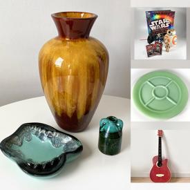 MaxSold Auction: This online auction features antique lustreware bowl, vintage bottles, vinyl records, Mexican studio pottery, vintage toys, owl collectibles, Star Wars collectibles, jadeite, sports collectibles, Pokemon collectibles, Funko Pop, vintage scarves, sports trading cards, board games, NIB toys, vintage sterling silver jewelry, guitar, and much, much, more@@