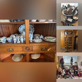 MaxSold Auction: This online auction includes Nintendo GameCube, Wii, collector plates, seasonal decor, Lenox, furniture such as marble top end table, oak table, and wooden rockers, exercise machines, vintage toys, sports equipment, antique lamps, glassware, costume jewelry and more!