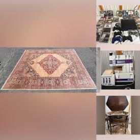 MaxSold Auction: This online auction features wool area rugs, stained glass lamps, sewing machine, stereo components, McCoy planter, fitness gear, starburst mirror, scrapbooking paper, vinyl records, ladder, solar lights, video game system & games, collector plates, and much, much, more!!!