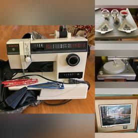 MaxSold Auction: This online auction features Nikko Christmas ware, sewing machine, fitness gear, vinyl records, surround speakers, Sadler tea set, Avon bottles, cranberry glass, BMP, cedar chest, Carnival glass, patio chairs, and much, much, more!!!