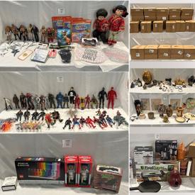 MaxSold Auction: This online auction features new items such as solar lights, Bluetooth speakers, party supplies, small kitchen appliances,\n pet products, weighted blankets, office supplies, art glass, clothing, sports trading cards, action figures, Funko collectibles, ceramic birdhouses, laundry bags, and much, much, more!!!