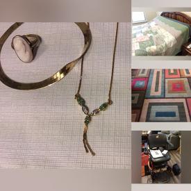 MaxSold Auction: This online auction features electric bed, TV, vintage hope chest, area rug, electric wheelchair, vintage desk, washer/dryer combo, lithographs, Fiesta dishes, jewelry, Longaberger baskets, vintage trays, and much more!!