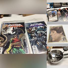 MaxSold Auction: This online auction includes comics such as Uncle Scrooge, DC vs Marvel, Batman Odyssey, Rising Stars, Spider-Man, and Star Trek, vintage children’s books, Pokémon toys, Happy Meal toys, puzzles, Hot Wheels, sheet music, kitchenware, antique books, and more!
