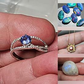 MaxSold Auction: This online auction includes jewelry such as a Moissanite necklace, Tanzanite ring, bracelets and others, loose gemstones including Smokey Quartz, Rainbow Moonstone, Topaz, Onyx, Amethyst, Moissanite, Alexandrite, Sapphire, Emerald and much more!