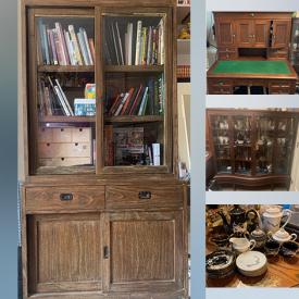 MaxSold Auction: This online auction features antique desk, antique display case, artistic teapot, vanity, patio furniture, cat tree, comics, art books, and much, much, more!!