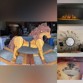 MaxSold Auction: This online auction features MCM furniture, power & hand tools, electric fireplace, truck box, bird cages, sleigh bed frame, garden art, pet products, mirrors, cedar chest, horse collectibles, beauty appliances, carousel horses, vinyl records, and much, much, more!!!