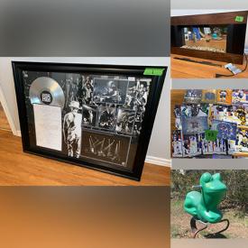 MaxSold Auction: This online auction features electric fireplace, antique dishes, vinyl records, sports trading cards, sports collectibles, DVDs, video games, exercise equipment, plastic playground & cabin, yard art, desk, toys, sleigh chair, wiggle bikes & scooters, coins, and much, much, more!!!