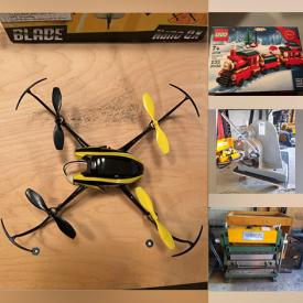 MaxSold Auction: This online auction features video game systems & games, model vehicles & planes, R/C helicopters & remotes, drones, Lego kits, sports figurines, power & hand tools, electrical supplies, pine bedroom furniture, small kitchen appliances, hardware, oil lamps, and much, much, more!!