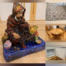 MaxSold Auction: This Charity/Fundraising Online Auction features art glass, Chinese decorative screens, art pottery, Royal Doulton figurine, stained glass art, Indigenous paintings, pet products, small kitchen appliances, sports equipment, jewelry, toys, games, puzzles, teacup/saucer sets, mini freezer,  V/R headset, power & hand tools, desk, area rugs, chandeliers, and much, much, more!!