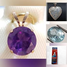 MaxSold Auction: This online auction features small kitchen appliances, amethyst pendants, gold jewellery, gaming gear, sterling silver jewellery, stained glass ceiling lights, new beauty products, loose gemstones such as red garnets, aquamarines, turquoise, garnets, and much, much, more!!