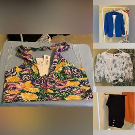 MaxSold Auction: This online auction includes new items such as costume jewelry, Zara shoes, and Zara clothing such as tops, jackets, dresses, pants and more!