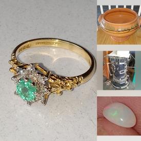 MaxSold Auction: This online auction includes jewelry, accessories, vintage postcards, coins, opal gemstones, black oak chopping board, pottery, kerosene heater, vintage tools, Pokemon cards, Hockey and other sports cards, ceramics, lithograph, Ryobi gas trimmer, silver gurka, cranberry glass and much more!