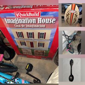 MaxSold Auction: This online auction features auto parts, antique plates, surf board, mirror, small kitchen appliances, bikes, collector spoons, vintage country telephone, watch, cameras, vinyl records, sports trading cards, comics, Yamaha piano, Circuit machine, and much, much, more!!