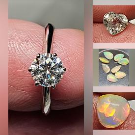 MaxSold Auction: This online auction includes Moissanite jewelry, amber bracelets and others, gemstones such as Emeralds, Opals, Moissanites, Sapphires, Tanzanite, Aquamarine, Diopside, Peridot, Spinel, Topaz and much more!