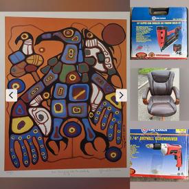 MaxSold Auction: This online auction features power & hand tools, Victor Gramaphone, yard tools, Robert Bateman print, Norval Morrisseau print, DVDs, chest freezer, and much, much, more!!!