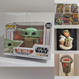 MaxSold Auction: This online auction includes NIB Funko Pops, Mikasa crystalware, vintage comic books, holiday decor, power tools, Penguins Bobbleheads, vintage Hummel, vintage radios, vintage books, DVDs, and more!