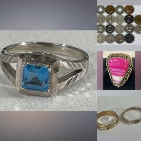 MaxSold Auction: This online auction includes jewelry such as gold rings, necklaces, charm bracelets, costume jewelry and others, Bushnell binoculars, bus tokens, vintage Konica film camera, vintage marbles, vintage Star Trek figurines, vintage sports cards, books, Nintendo DS games, vintage Viewmaster and more!