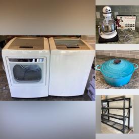 MaxSold Auction: This online auction features small kitchen appliances, Le Creuset pots, cabbage dish set, Charles Wysocki plates, office supplies, nutcrackers, TV, Dickens Village collection, Hallmark ornaments, games, Thomasville desk, wicker furniture, gardening supplies, solar panel, washer, dryer, yard art, and much, much, more!!