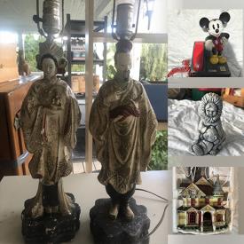 MaxSold Auction: This online auction features collector plates, framed prints, power tools, antique wash basin, Carnival glass, soapstone carving, golf clubs, oil lamps, and much, much, more!!