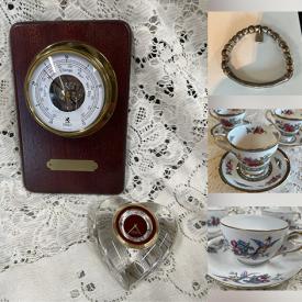 MaxSold Auction: This online auction features costume jewelry, perfume bottle, vintage china flowers, children’s jewelry, men’s jewelry, painting tools, teacup/saucer sets, office supplies, yard tools, art pottery, soapstone carving, planters, patio furniture, nutcrackers, and much, much, more!!!