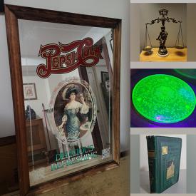 MaxSold Auction: This online auction features men’s clothing, outerwear, vintage uranium glass, vintage Pyrex, window AC unit, dehumidifier, sports trading cards, sports equipment, and much, much, more!!!