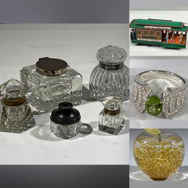 MaxSold Auction: This online auction features vintage inkwells, vintage tin toy, vintage Chinese snuff bottles, Marilyn Monroe collectibles, coins, sports collectibles, NIB BBQ grill, small kitchen appliances, sterling silver jewelry, Elvis collectibles, art glass, children’s books, cranberry glass, puzzles, area rugs, original artwork, and much, much, more!!