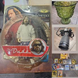 MaxSold Auction: This online auction includes NIB collector toys, vintage glassware, photography equipment, collectible sports memorabilia, vintage postcards, vintage jewelry, and more!