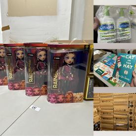 MaxSold Auction: This online auction includes new Spin Master, Play-Doh, Nerf Blasters, Baby Alive, Rainbow High, Jurassic World and other toys, board games, cookbooks, children’s books and much more!