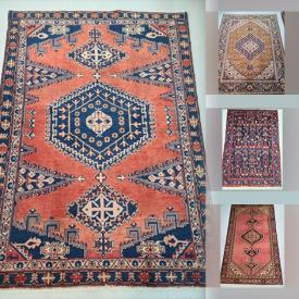 MaxSold Auction: This online auction features Ardebil, Tabriz, Vise Arak, Saveh, Zanjan, Hamedan, Malayer Shiraz, Turkmenistan  Persian rugs & runners and much, much, more!!