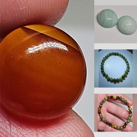 MaxSold Auction: This online auction features gemstone bracelets, & loose gemstones such as sapphires, tourmalines, opals, garnets, amethyst, quartz, topaz, moonstones, chalcedony, and much, much, more!!!