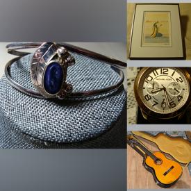 MaxSold Auction: This online auction features inflatable dinghy, Robert Bateman print, watches, Alan Ross print, AY Jackson print, pocket watches, jewelry, banknotes, coins, stained glass window, vintage slag lamp, area rugs, fishing gear, guitars, power tools, vinyl records, sterling silver jewelry, and much, much, more!!