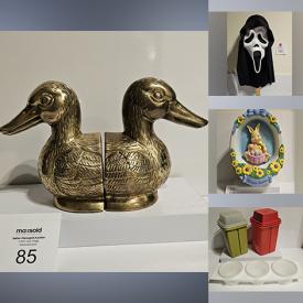 MaxSold Auction: This online auction includes vintage and modern holiday decor, vintage Beanie Babies, wall art, model kits, art glass, Marvel comics and collectibles, brassware, and more!