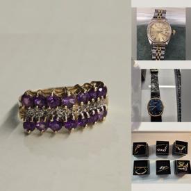 MaxSold Auction: This online auction includes watches, pendants, necklaces, bracelets, rings, jewelry and much more!